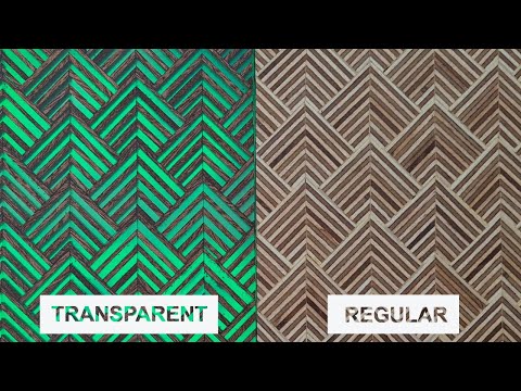 How to Make Transparent Patterned Plywood