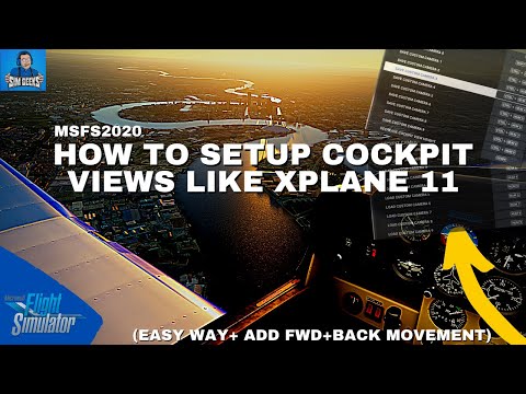MSFS2020 How to Set Up Camera Cockpit Views Like XP11 (Easy)