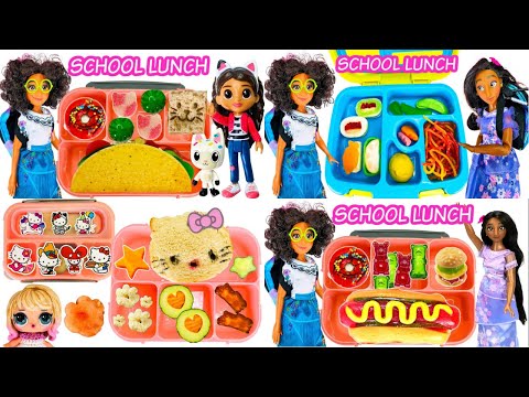 Carrie Packs Encanto Gabby's Doll House Cat Themed Lunch Box Lunches