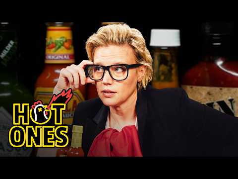 Kate McKinnon Gets Weird While Eating Spicy Wings | Hot Ones