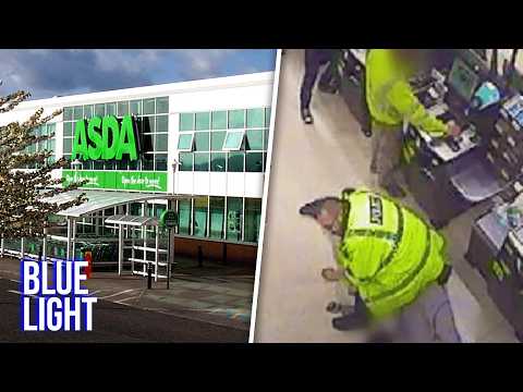 Dramatic Police Takedown Inside Busy Supermarket! | All New Traffic Cops FULL EPISODE | Blue Light