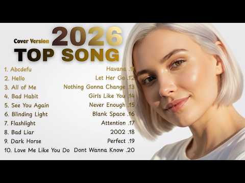 Top English Songs 2026🎧| Hot Pop Cover Hits Playlist for Relax, Focus, Study & Daily Vibes