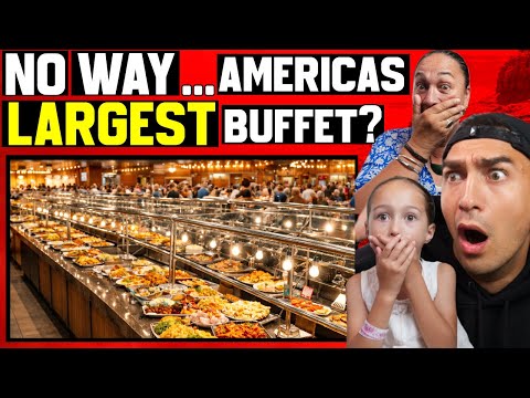 New Zealand Family Reacts to the WORLD’S Largest Buffet in America (This Shocked Us)
