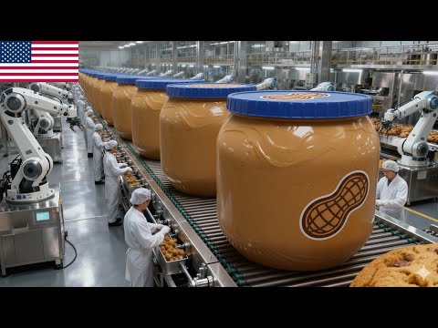 How Peanut Butter Is Mass Produced in America