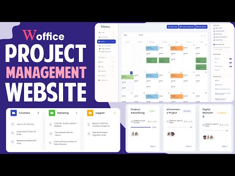 How to Make a Project Management Website using WordPress & Woffice