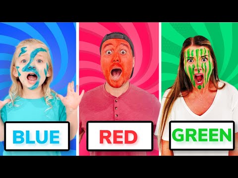 We turned BLUE, RED & GREEN!!