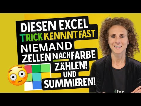 Excel: Counting and summing cells by color – the 3 best methods