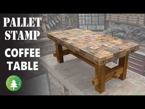 A Table Made From Recycled Pallet Stamps