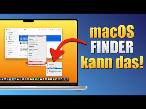 Kann mehr als du denkst: macOS Finder Schnellaktionen + Kurzbefehle