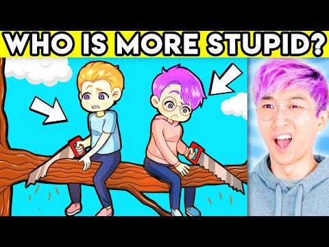 Can You Solve These MESSED UP RIDDLES WITH A TWIST?! (GAME)