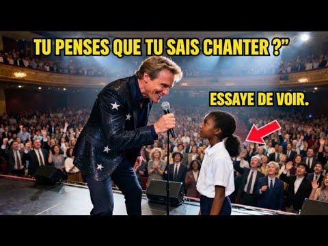 Un chanteur célèbre l’oblige à chanter seul en publique…mais sa voix choque toute la salle