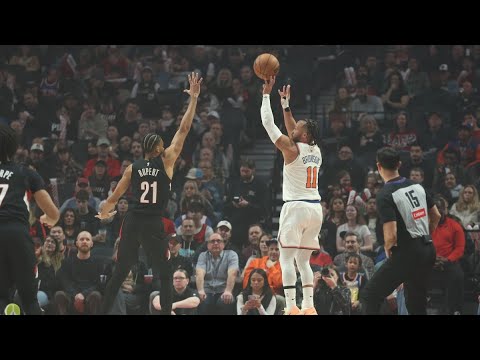 Highlights: Knicks take road win in Portland