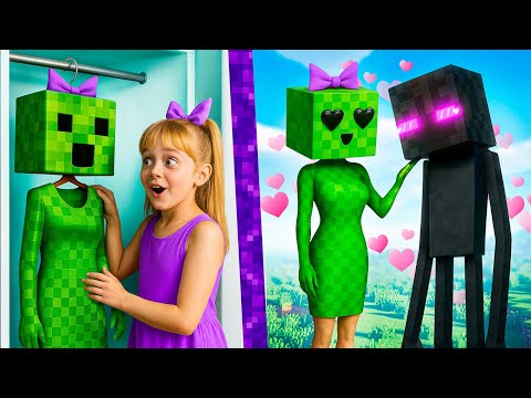 Minecraft a való életben!Hogyan lehet bekerülni a Minecraftba?Hamis szuperhősök vs igazi szuperhősök