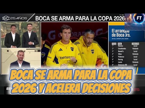Boca 2026: refuerzos, dudas y una decisión clave en el banco