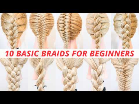 10 EASY Braids For Beginners - ALL THE BRAIDS YOU NEED! ⭐️ Cute & Easy Summer Hairstyles ⭐️