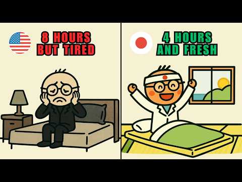 How to Sleep LESS hours and wake up FRESH like the Japanese (Science Backed)