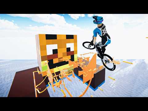 MEGA PALUTEN im Fahrrad Simulator (Ninja Warrior Germany MAP)