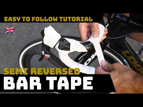 Perfect looking bar tape for the road cyclist: Semi Reversed Style