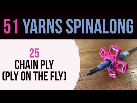 How to Chain Ply Yarn on a Drop Spindle (Ply on the Fly)