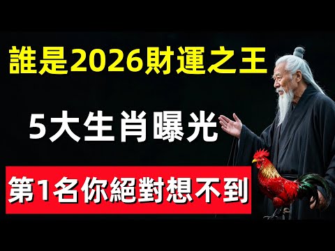 誰是2026財運之王？5大生肖曝光，第1名你絕對想不到！趕緊轉發沾財氣#修行思維 #修行 #福報 #禪 #道德經 #覺醒 #開悟 #禅修