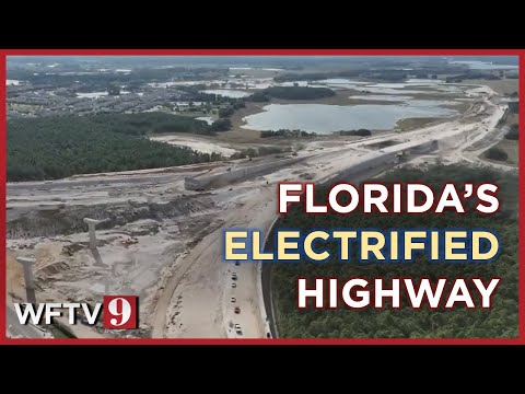 We got an exclusive tour of Florida's first highway that charges electric cars