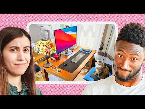 MKBHD Reacts to His Team's Home Desk Setups