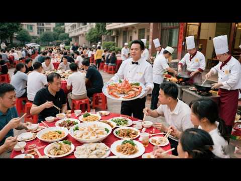 这辈子最值的200块！福建房东宴客揭秘，8斤重帝王蟹、澳龙、鱼翅、象拔蚌一网打尽！【我是忐忑妞】