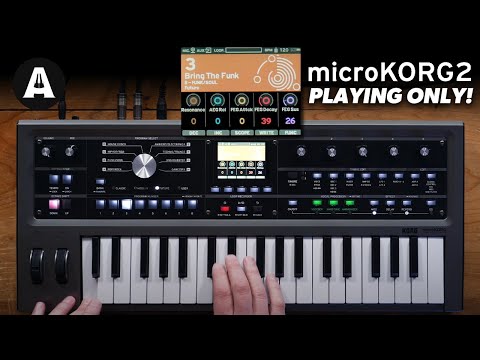 Korg MicroKORG II - Playing Only Demo