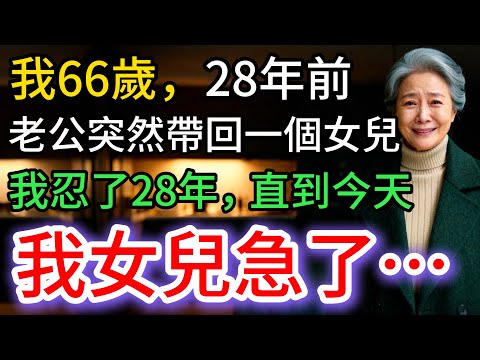 我66歲，28年前老公帶回一個女兒。我忍了28年——今天，換我女兒不忍了…