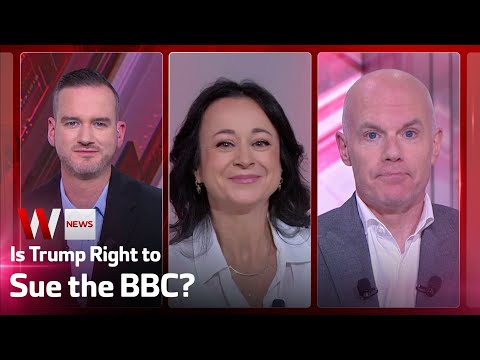 Trump vs BBC President’s $10 Billion Lawsuit Is Trump Right to Sue? | W News Extra