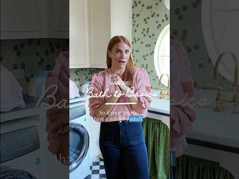 The 2 ingredients that are a game changer! #weezietowels #laundryroutine #laundrytips