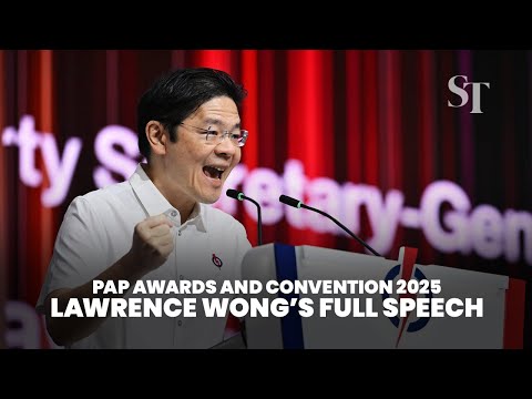 [FULL] PM Wong on election victory and preventing toxic politics | PAP Awards and Convention 2025