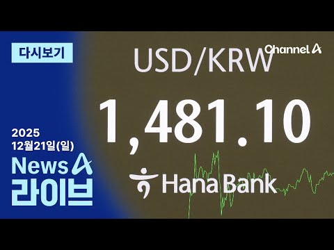 [LIVE] 환율 1480원 뚫렸다, 제2 IMF? · “靑 입성, 27년 대권 도전” 왜?/ 채널A / 뉴스A 라이브