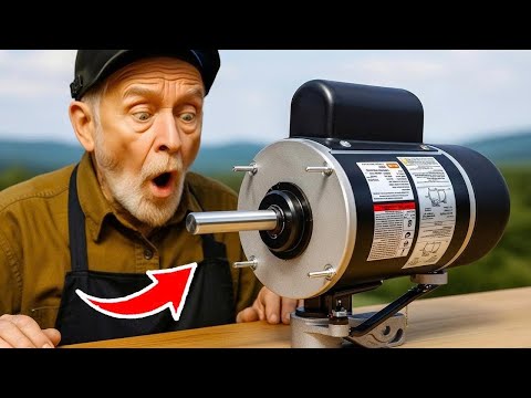 Hidden power inside old electric fan motors! Try Inserting copper pipe and It will SHOCK you