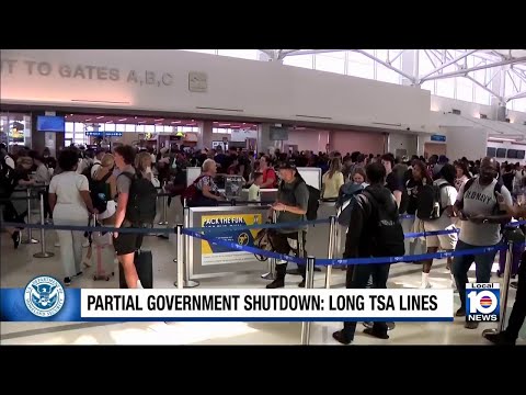 TSA lines at FLL remain extremely long amid government shutdown, spring break