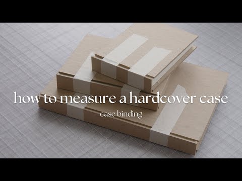 Tips & tricks for making a hardcover case - flat back case binding