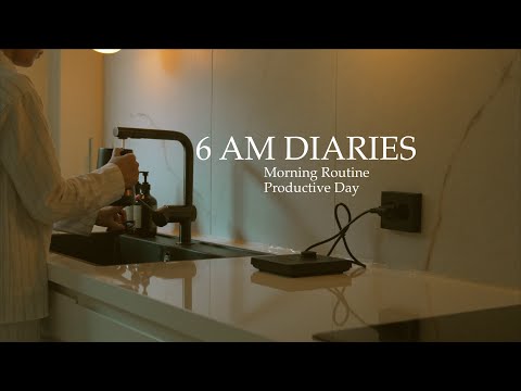 6AM Diaries |  Calm Morning Routine | A Productive Winter Day🌸