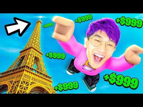 Making TRILLIONS In ROBLOX CLIMB AND JUMP TOWER...!? (MAX LEVEL!)