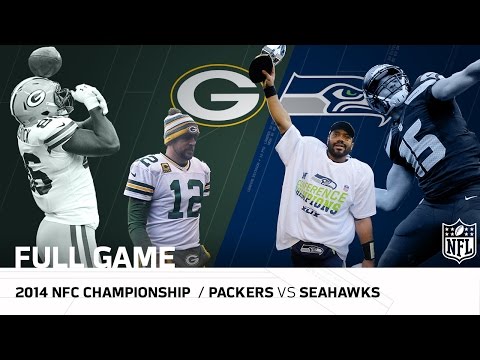 Packers vs. Seahawks: 2014 NFC Championship Game | Aaron Rodgers vs. Russell Wilson | NFL Full Game
