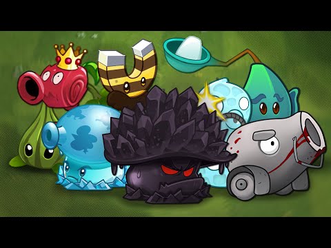 Гибриды растений PvZ 2, как во Fusion. Ледогриб Судьбы, Пчелиный магнит, Клюквострел и другая дичь!