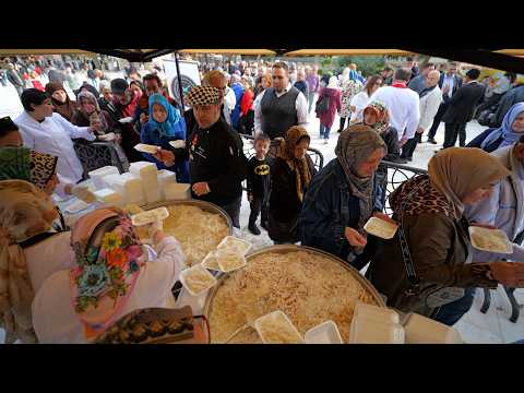 Top Chefs Cook a GIANT Turkish Pilaf for Thousands in Istanbul