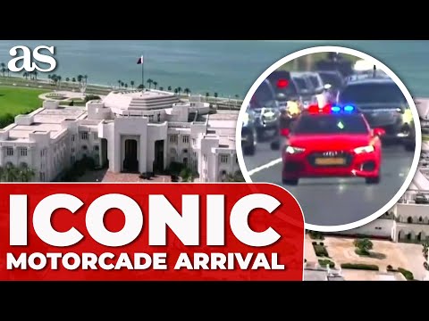 A WILD WELCOME for Trump in Doha: Qatar rolls out the ULTIMATE MOTORCADE