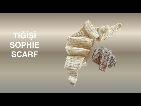 Crochet Sophie Scarf❤️Tığişi Kolay Boyunluk