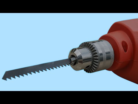I Wish I Knew This Trick Earlier! Plug the Saw Into the Drill and Be Amazed!