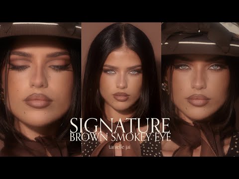 SIGNATURE BROWN SMOKEY EYE TUTORIAL - TANIELLE JAI