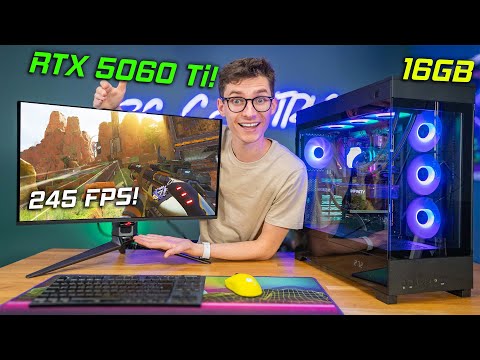 The MIGHTY RTX 5060 Ti Gaming PC Build! 👀 Full Gameplay Benchmarks, 16GB VRAM
