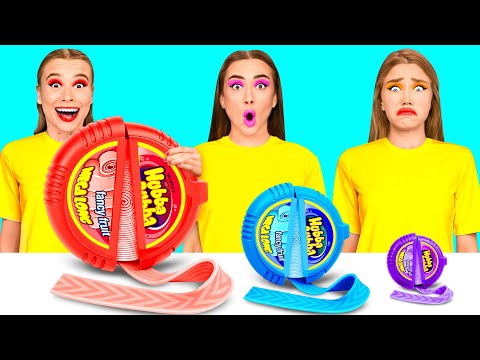 Big, Medium and Small Plate Challenge | Epic Food Battle by BaRaDa Best