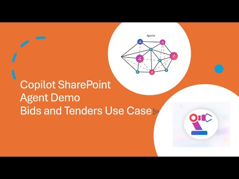 Copilot SharePoint Agent Demo  |  Bids and Tenders Use Case