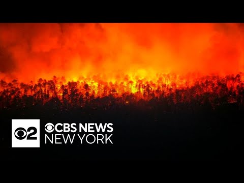 New Jersey wildfire forces thousands of people to evacuate