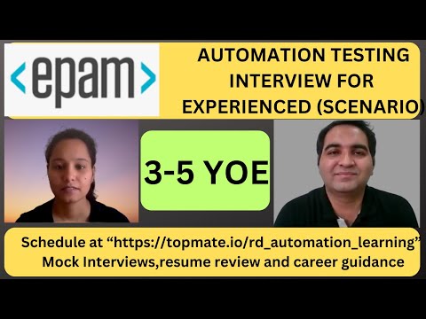 Automation Testing Interview Questions and Answers| Testing Questions | RD Automation Learning